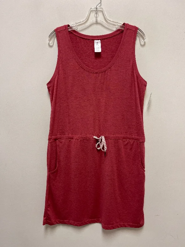 Dress Casual Short By Members Mark In Red, Size: L Tunics Brand named