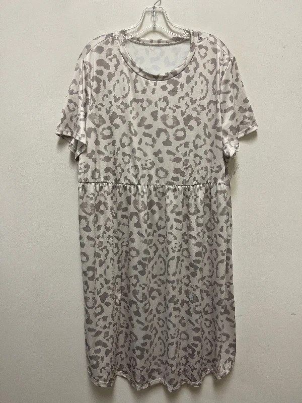 Dress Casual Short By Shein In Grey, Size: 4x Tunics Luxurious premium