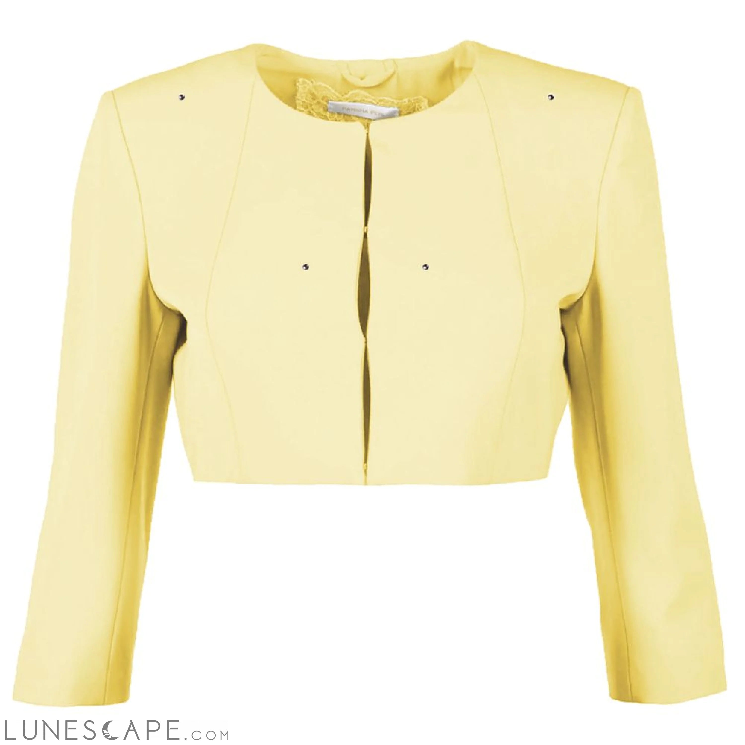 Patrizia Pepe Chic Rhinestone Embellished Short Jacket Women's Fashion Blazer