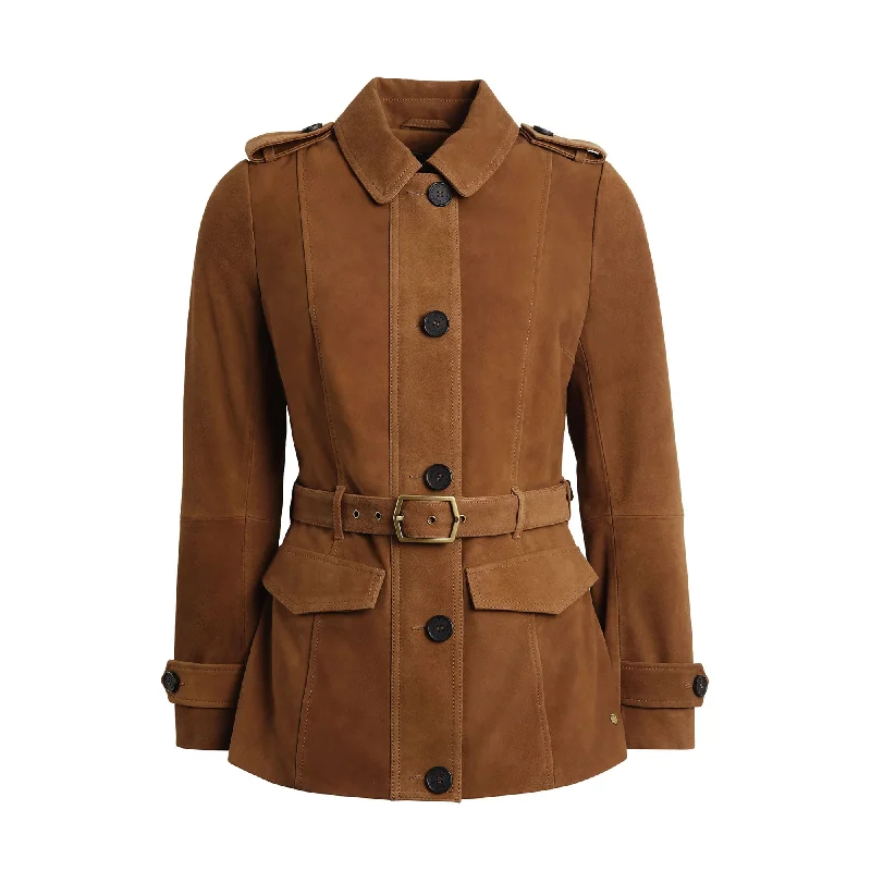 Fairfax & Favor Ladies The Frances Jacket Zippered Front Buttoned Front Snap Front